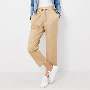 LOFT Paper Bag Tan Pants Sz LP NWT